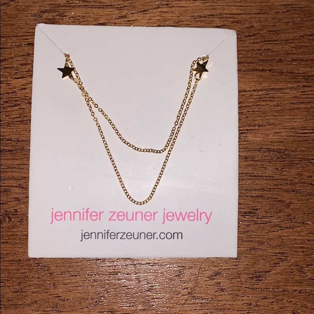 Jennifer Zeuner double star necklace